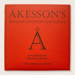 Verpakking Akesson's - 100 procent pure chocolade