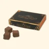 Packaging Booja Booja, almond salted caramel chocolate truffles