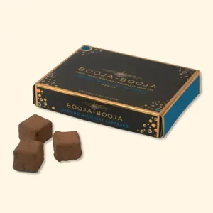 Verpakking Booja Booja, chocolade truffels espresso