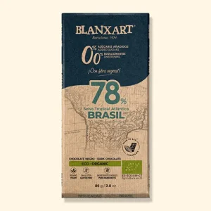 Blanxart chocolade bevat geen toegevoegde suikers.