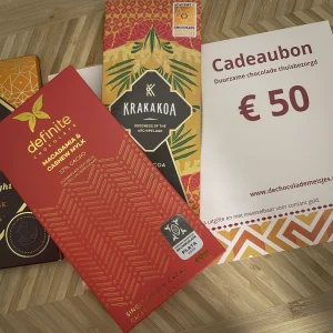 Een cadeaubon van De Chocolademeisjes