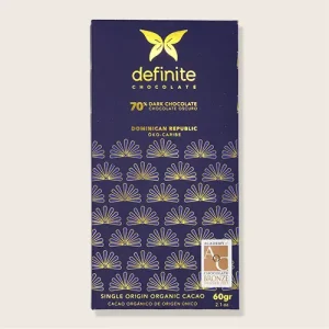 Verpakking Definite | Pure chocolade 70 procent