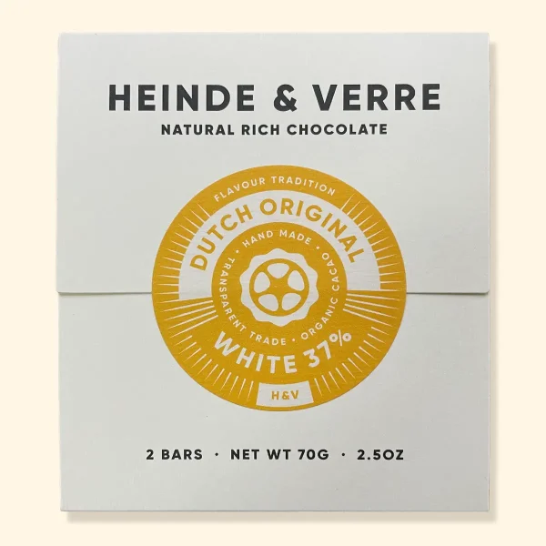 Heinde en Verre, Dutch original wit, bean-to-bar witte chocolade