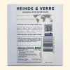 Heinde en Verre, Pristine Nativo Peru, bean-to-bar pure chocolade. Achterkant met ingredienten.