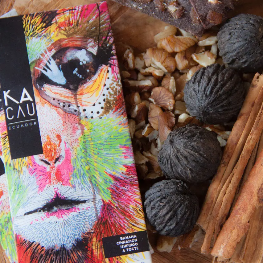 Kacau is Ecuadoraanse chocolade met uitgesproken 'lokale' toevoegingen