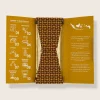 Binnenkant van de verpakking Krakakoa | Melkchocolade met koffie.