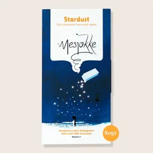 Mesjokke, Stardust Dark Milk, bean-to-bar melkchocolade 80gr