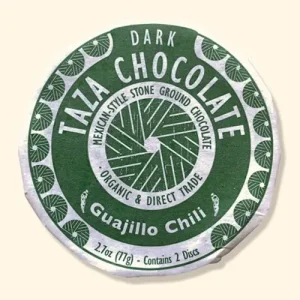 Taza Chocolate, Guajillo Chili, bean-to-bar pure chocolade.