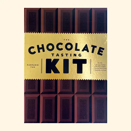 De kaft van The chocolate tasting kit van Eagranie Yuh.
