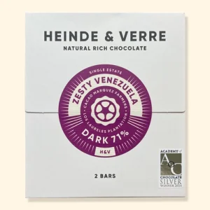 Heinde en Verre, Zesty Venezuela, bean-to-bar pure chocolade